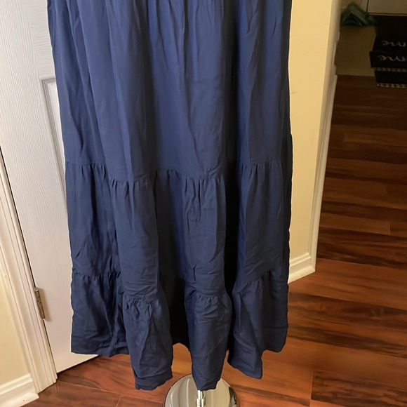 Knox Rose Academy Blue Flutter Sleeves Dress NWT 1X - Picture 3 of 5